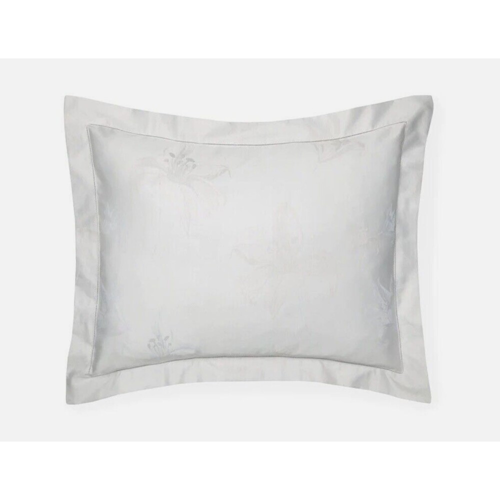 NIP SFERRA Kara 5790 King Pillow Sham 100% Cotton Sateen Jacquard ITALY Blush